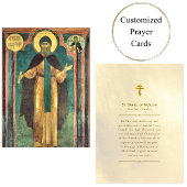 Carte de prière orthodoxe St. Daniel de Moscou