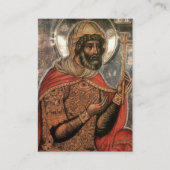 Carte de prière orthodoxe St. Longinus (Devant)