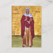 Carte de prière orthodoxe St. Thekla (Devant)