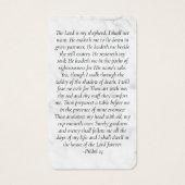 Carte de prière Peony Floral (Dos)