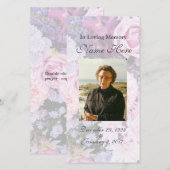 Carte de prière personnalisée / Cartes de prière (Devant / Derrière)