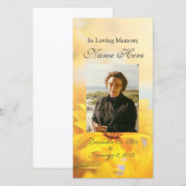 Carte de prière personnalisée / Cartes de prière (Devant / Derrière)