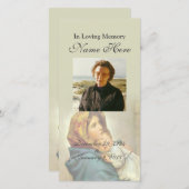 Carte de prière personnalisée / Cartes de prière (Devant / Derrière)