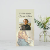 Carte de prière personnalisée / Cartes de prière (Debout devant)