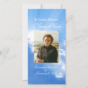 Carte de prière personnalisée / Cartes de prière