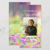 Carte de prière personnalisée / Cartes de prière (Devant / Derrière)