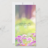 Carte de prière personnalisée / Cartes de prière (Dos)