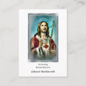 Carte de prière photo du Mémorial catholique (Devant)