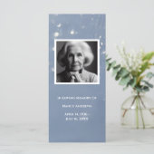 Carte de prière photo Gray Memorial Signet funérai (Debout devant)