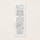 Carte de prière photo moderne Memorial Signet funé (Dos)