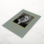 Carte de prière photo personnalisée pour les funér (Rotation)