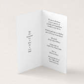 Carte de prière photo pour la fête de la vie des f (Intérieur)