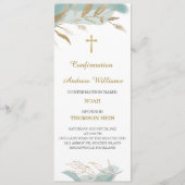 Carte de prière pour garçon de confirmation person (Devant)