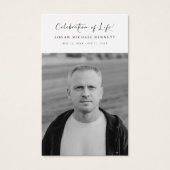 Carte de prière pour la célébration biblique de la (Devant)