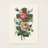 Carte de prière pour les funérailles chrétiennes (Devant)