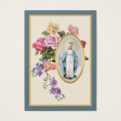 Carte de prière pour les funérailles florales de V (Devant)