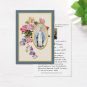 Carte de prière pour les funérailles florales de V (Bureau)