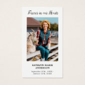 Carte de prière pour les funérailles florales papi (Devant)