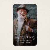 Carte de prière Premium Full Photo Fall Leaks (Devant)