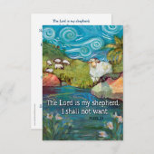 Carte de prière Psalm 23 (Devant / Derrière)