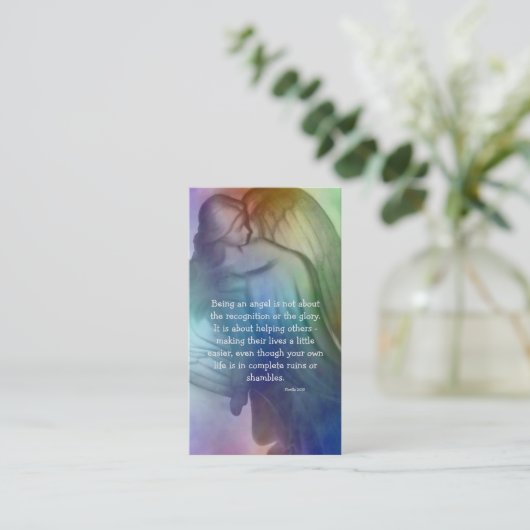 Carte de prière Rainbow (Debout devant)