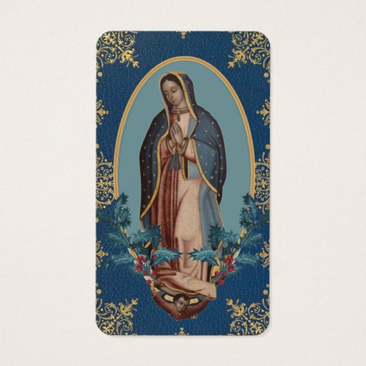 Carte de prière religieuse de la Vierge espagnole  (Devant)