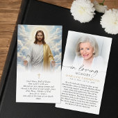 Carte de prière religieuse Jésus Je vous salue Mar