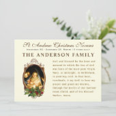 Carte de prière religieuse St. Andrew Novena Noël (Debout devant)