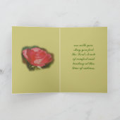 Carte de prière rosée Knockout - personnaliser (Intérieur)