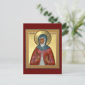 Carte de prière Saint Brigid de Kildare (Debout devant)