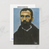 Carte de prière Saint Padre Pio (Devant / Derrière)