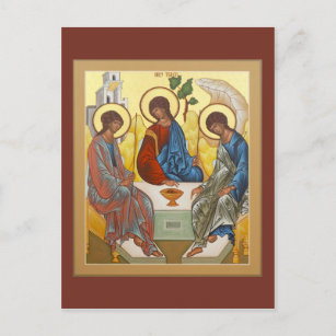 Carte de prière Sainte Trinité