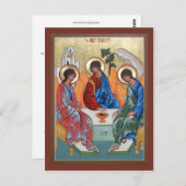 Carte de prière Sainte Trinité (Devant / Derrière)