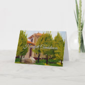 Carte de prière Serenity en orange vert jaune bleu (Devant)