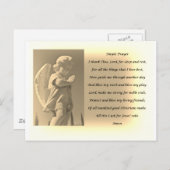 Carte de prière simple (Devant / Derrière)