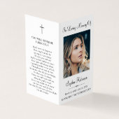 Carte de prière simple pour dossier de photo de fu (Outside)