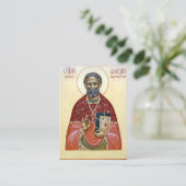 Carte de prière St. Alexis Toth de Wilkes-Barre (Debout devant)