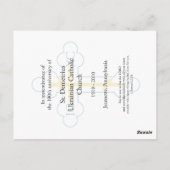 Carte de prière St. Demetrius customisée (Dos)