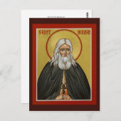 Carte de prière St. Herman d'Alaska (Devant / Derrière)