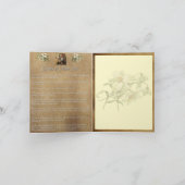 Carte de prière St Padre Pio avec devis (Intérieur)