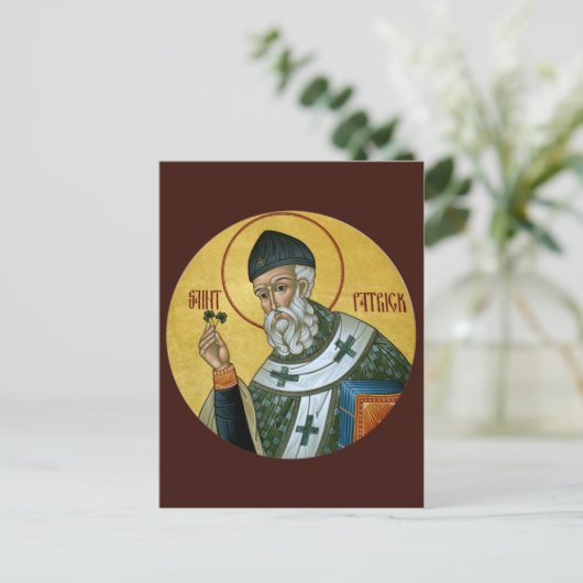 Carte de prière St. Patrick (Debout devant)