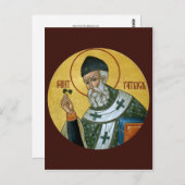 Carte de prière St. Patrick (Devant / Derrière)