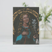 Carte de prière St Philomena (Debout devant)