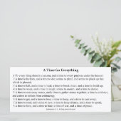 Carte de prière Temps pour tout (Debout devant)