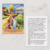 Carte de prière Viens à Jésus (Devant / Derrière)