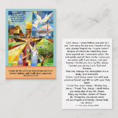 Carte de prière Viens à Jésus (Devant / Derrière)
