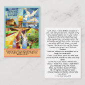 Carte de prière Viens à Jésus (Devant / Derrière)