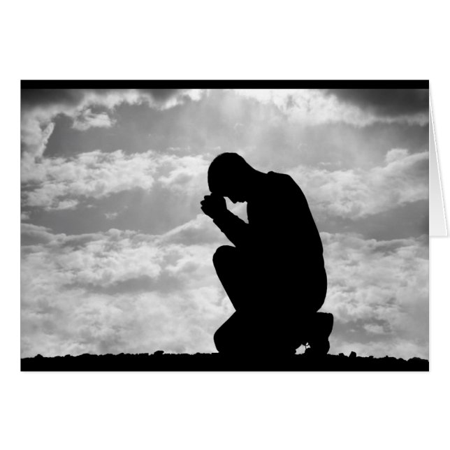 Carte de prières (Devant horizontal)