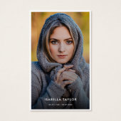 Carte de prières funéraires photo catholique simpl (Devant)