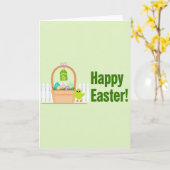 Carte de printemps à motif pastel (Fleur jaune)